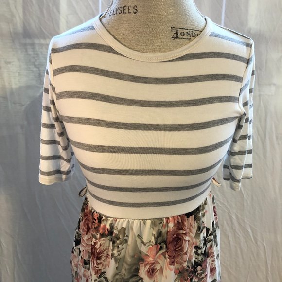 Romantic Beeson River Floral Maxi Dress: Size S - Picture 1 of 15